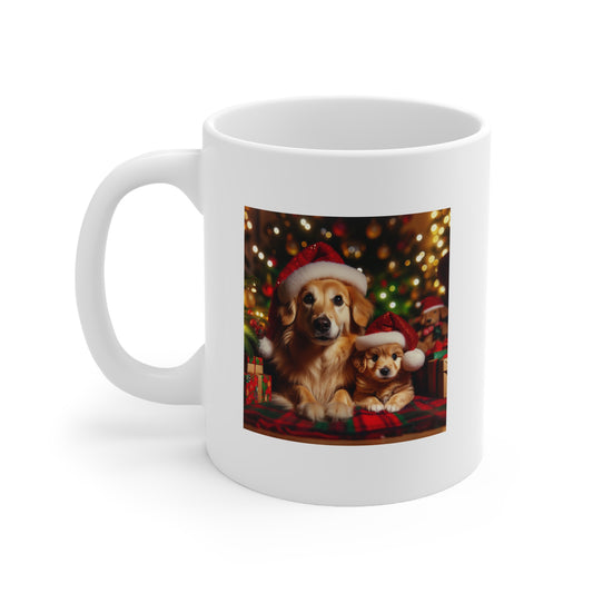 Christmas dogs Ceramic Coffee Cups, 11oz