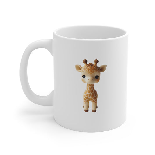 Giraffe Ceramic Coffee Cups, 11oz