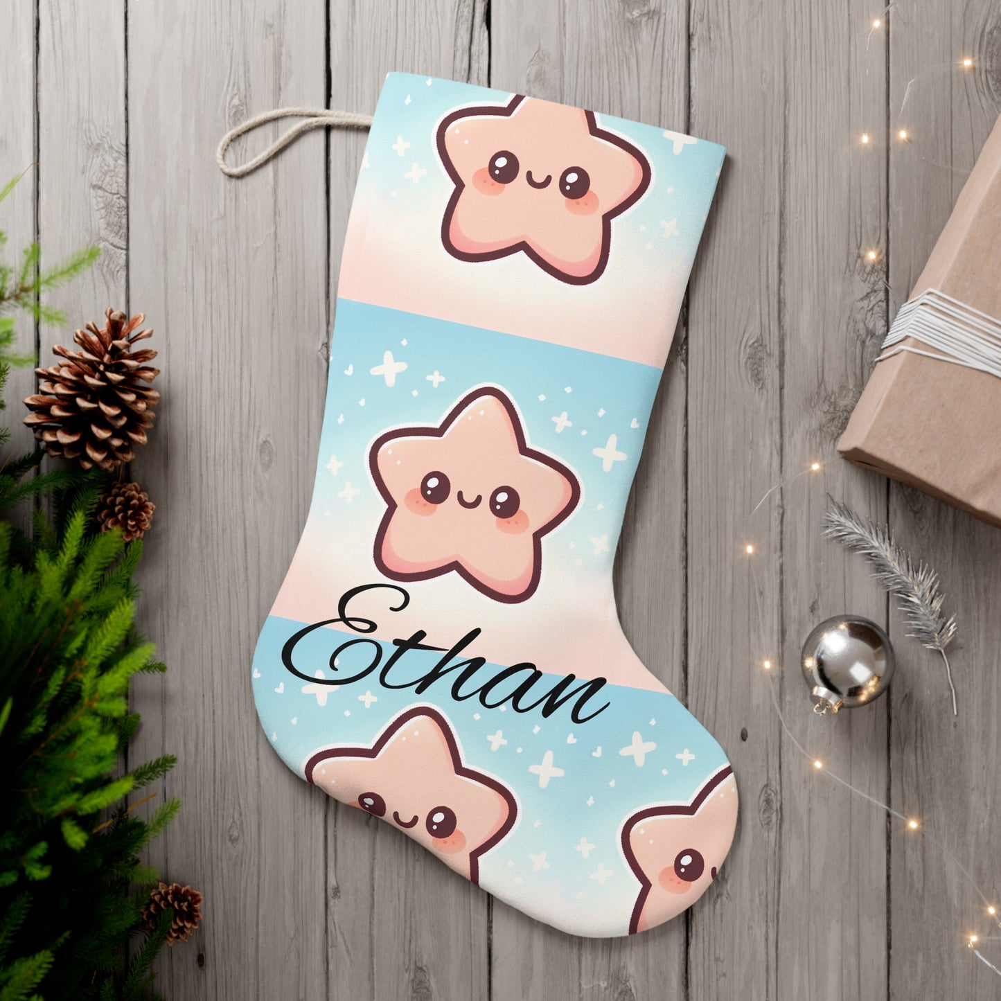 Personalised Star Stocking