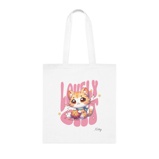 Personalised cat Cotton Tote